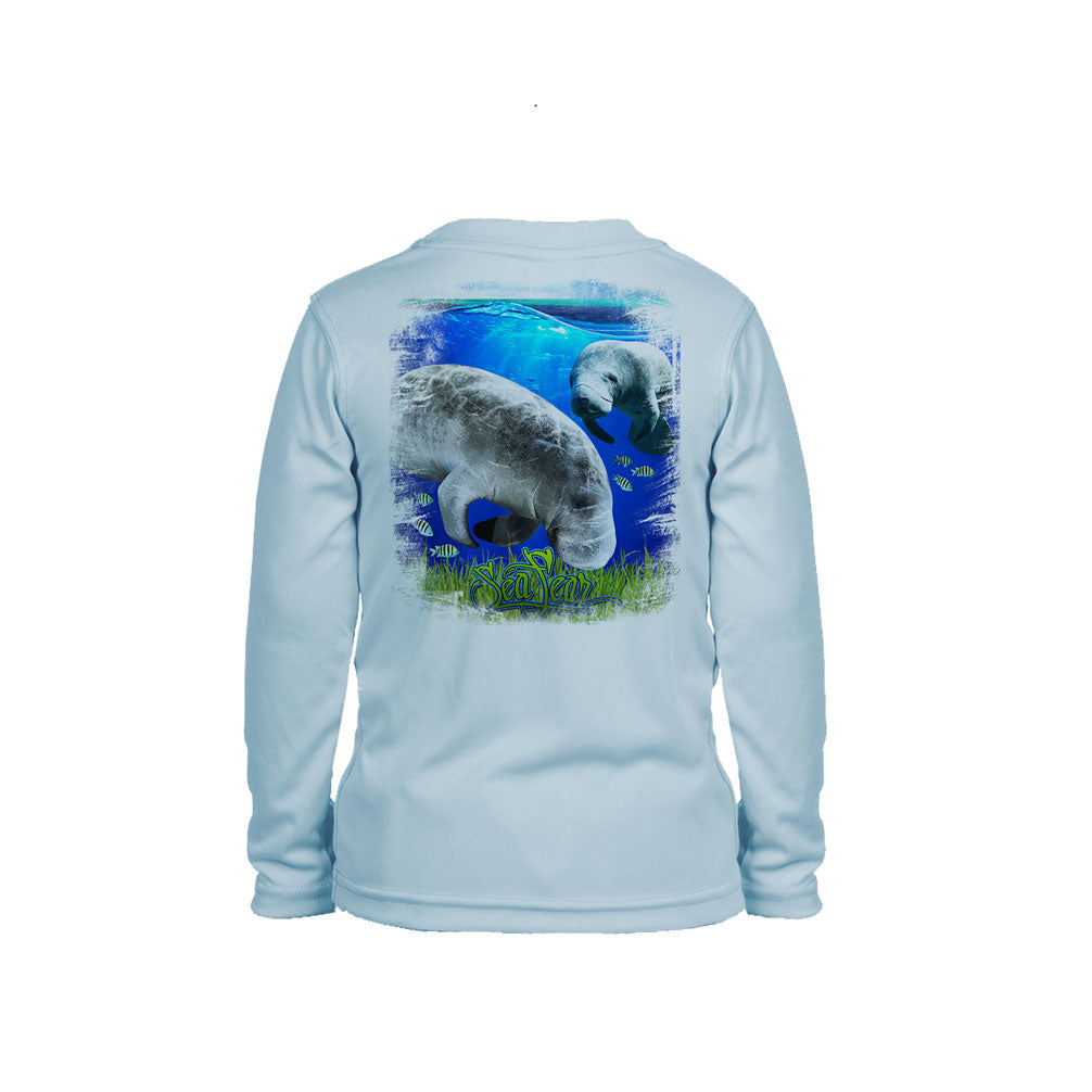 Manatee Long Sleeve Toddler Performance Tee