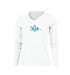 Manatee Kayak Long Sleeve V-Neck Performance Tee