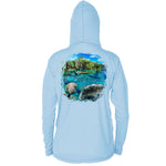 Manatee Paddleboard Long Sleeve Performance Hoody