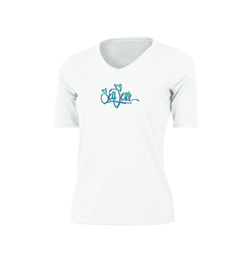 Manatee Paddeboard Short Sleeve V-Neck Performance Tee