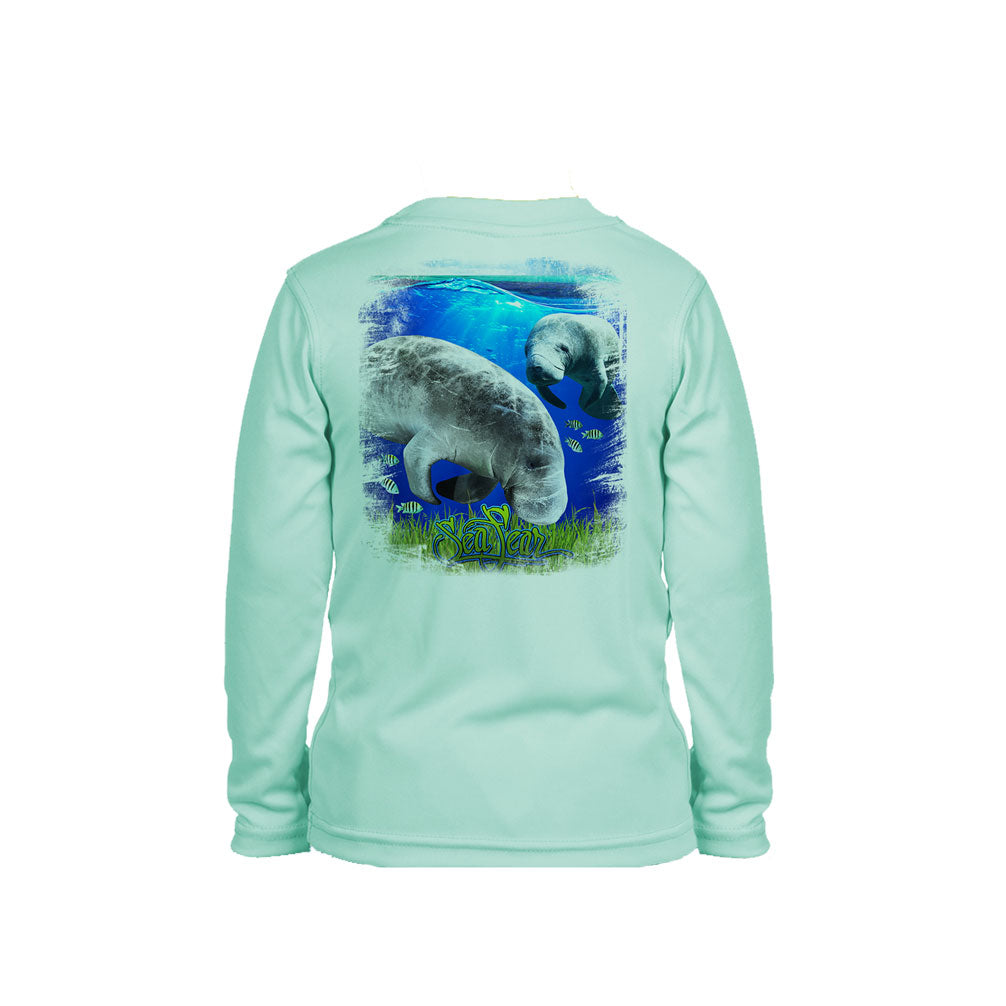 Manatee Long Sleeve Toddler Performance Tee