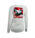 Manta Ray Long Sleeve V-Neck Performance Tee