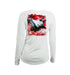 Manta Ray Long Sleeve V-Neck Performance Tee