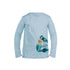 Mermaid (Side Wrap) Long Sleeve Toddler Performance Tee