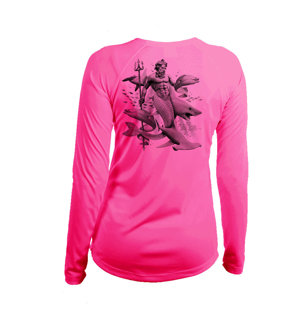 Neptune Long Sleeve V-Neck Performance Tee