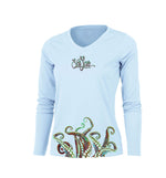 Octopus Wrap (Bottom) V-Neck Performance Tee