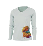 Octopus Coco (Side Wrap) V-Neck Performance Tee