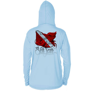 Octo Dive Flag Long Sleeve Performance Hoody