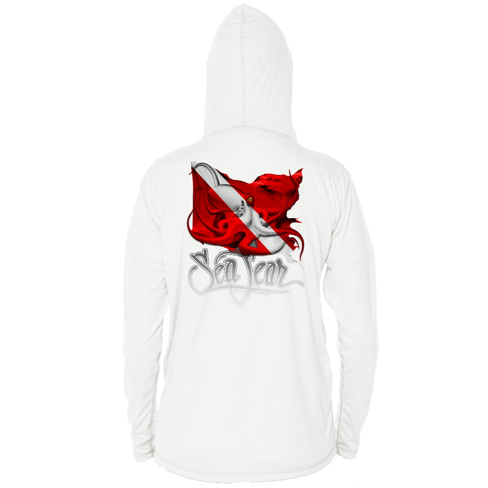 Octo Dive Flag Long Sleeve Performance Hoody