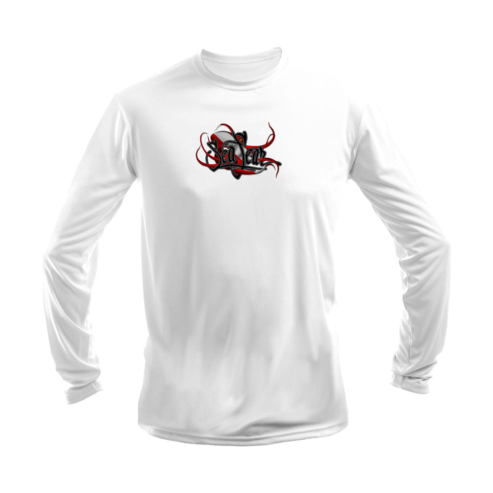 Octo Dive Flag Long Sleeve Performance Tee