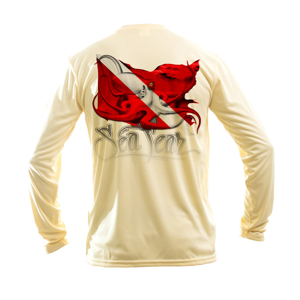 Octo Dive Flag Long Sleeve Performance Tee