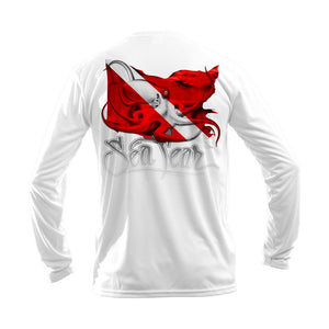 Octo Dive Flag Long Sleeve Performance Tee