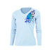 Octo Shoulder Long Sleeve V-Neck Performance Tee – Sea Fear UPF 50+ apparel