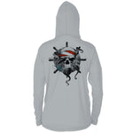 Octopus Skull Long Sleeve Performance Hoody