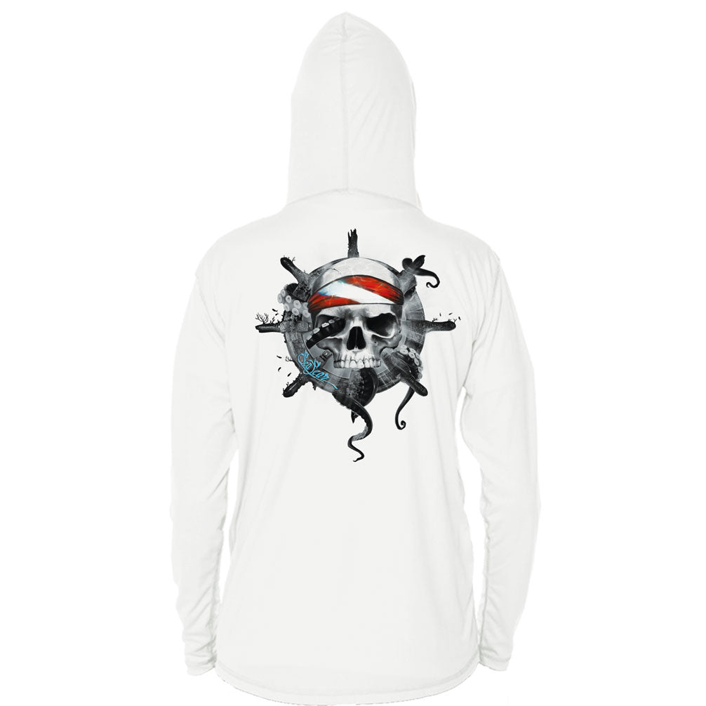 Octopus Skull Long Sleeve Performance Hoody