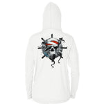 Octopus Skull Long Sleeve Performance Hoody