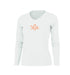 Orange Octo V-Neck Performance Tee