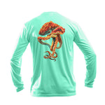 Orange Octopus Performance Tee