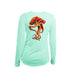 Orange Octo V-Neck Performance Tee