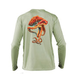 Orange Octopus Performance Tee