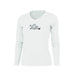Paddlerboarder (Turtle) Long Sleeve V-Neck Performance Tee