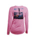 Paddlerboarder (Turtle) Long Sleeve V-Neck Performance Tee