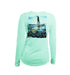 Paddlerboarder (Turtle) Long Sleeve V-Neck Performance Tee
