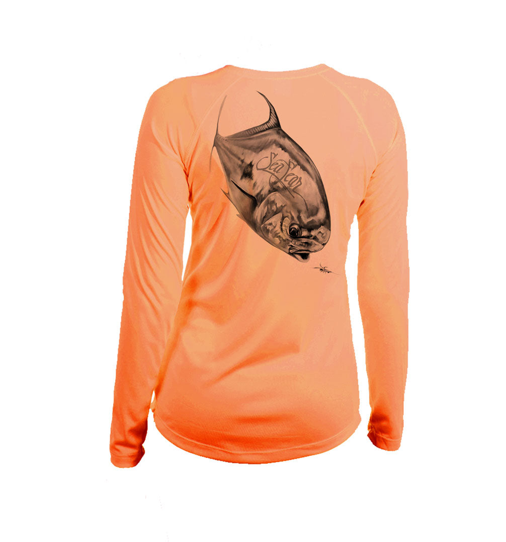 Permit Long Sleeve V-Neck Performance Tee