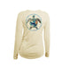 Turtle Planet B Long Sleeve V-Neck Performance Tee