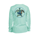 Turtle Planet B Long Sleeve Youth Performance Tee