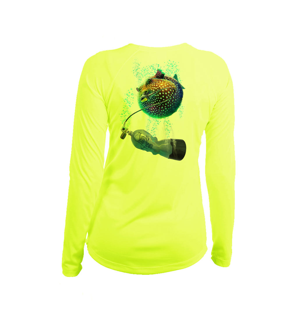 Pufferfish V-Neck Performance Tee
