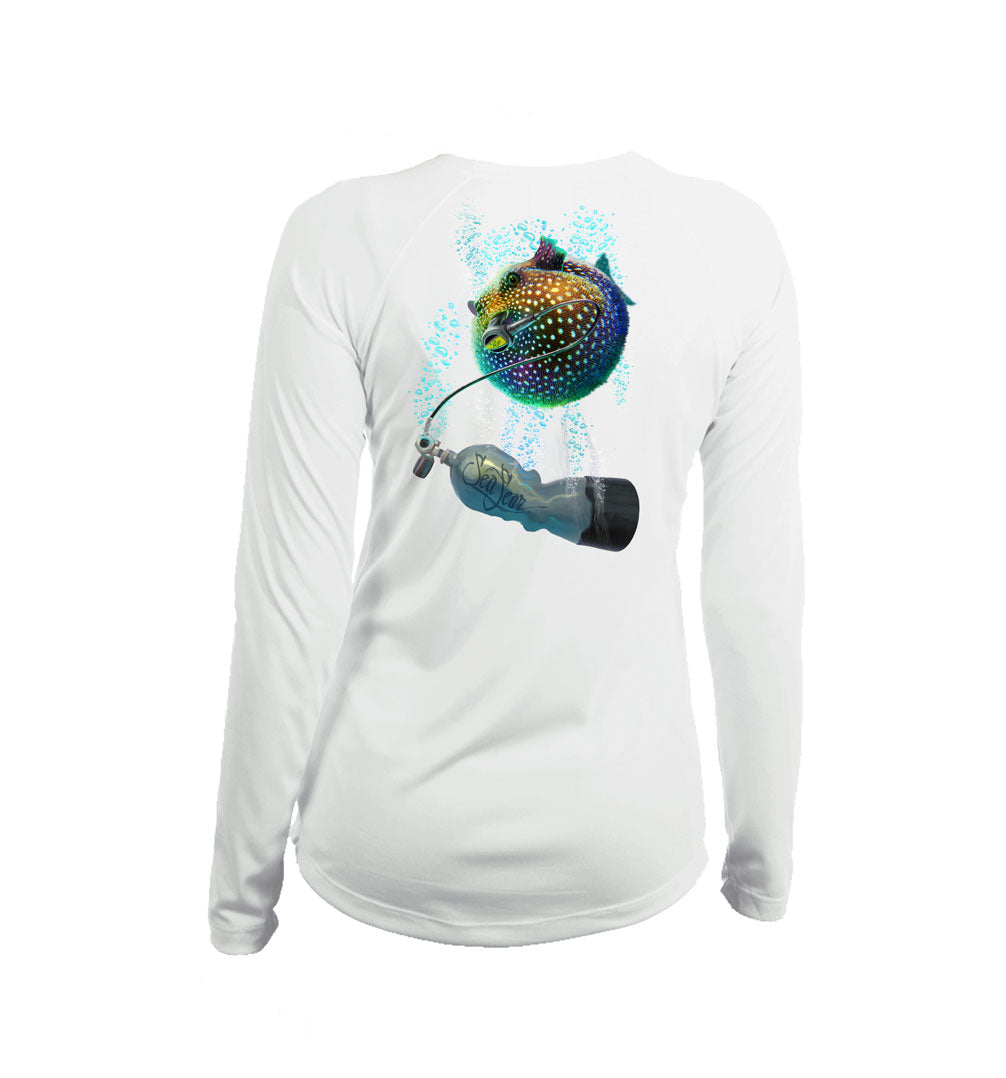 Pufferfish V-Neck Performance Tee