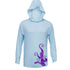 Octopus Legs Purple Long Sleeve Performance Hoody