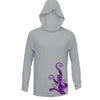 Octopus Legs Purple Long Sleeve Performance Hoody