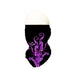 Sea Fear Purple Octo Legs Multi-Wear Sun Gaiter in black, UPF 50+ sun protection neck gaiter