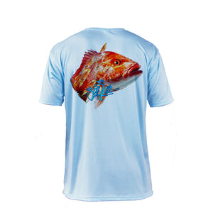 Red Snapper Short Sleeve Performance Tee