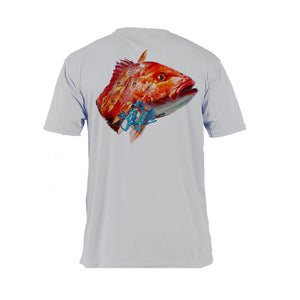 Red Snapper Short Sleeve Performance Tee