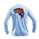 Redfish Crab Long Sleeve Performance Tee