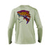 Redfish Crab Long Sleeve Performance Tee