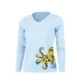Ring Octo (Side Wrap) V-Neck Performance Tee