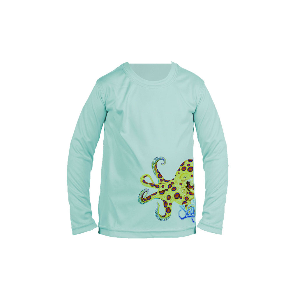 Ring Octopus (Side Wrap) Long Sleeve Toddler Performance Tee