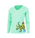 Ring Octo (Side Wrap) V-Neck Performance Tee
