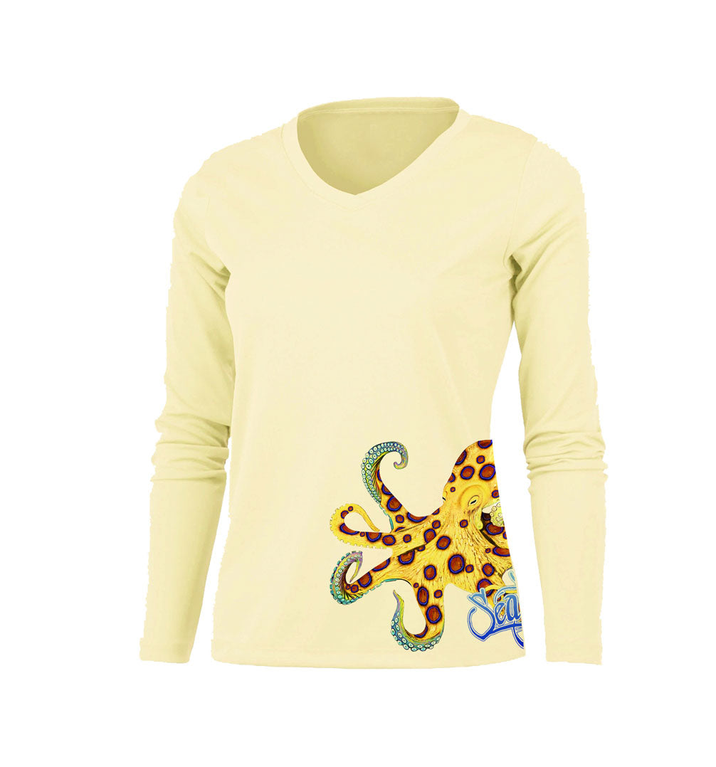 Ring Octo (Side Wrap) V-Neck Performance Tee