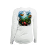 Scallop V-Neck Performance Tee