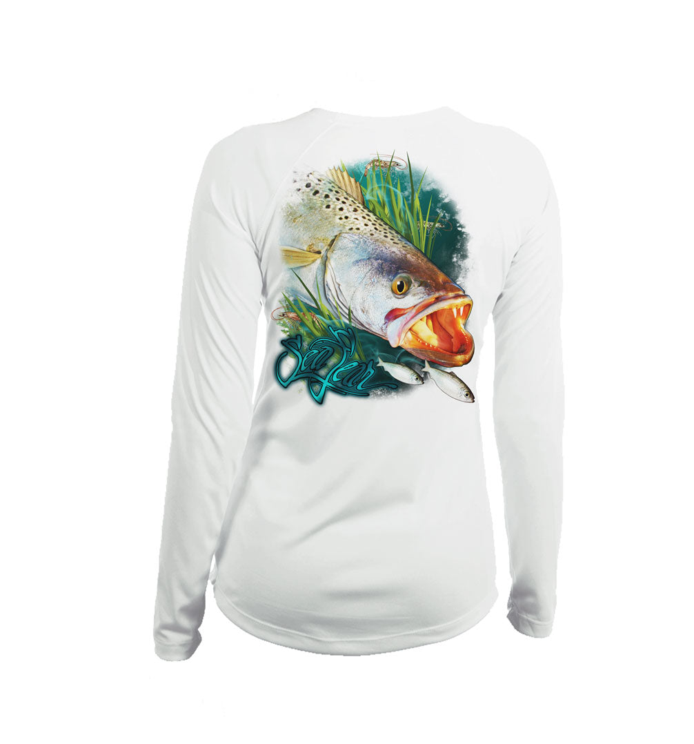 Sea Trout V-Neck Performance Tee