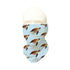 Sea Fear Sea Turtle Multi-Wear Sun Gaiter in arctic blue, UPF 50+ sun protection neck gaiter