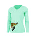 Sea Turtle (Side Wrap) V-Neck Performance Tee
