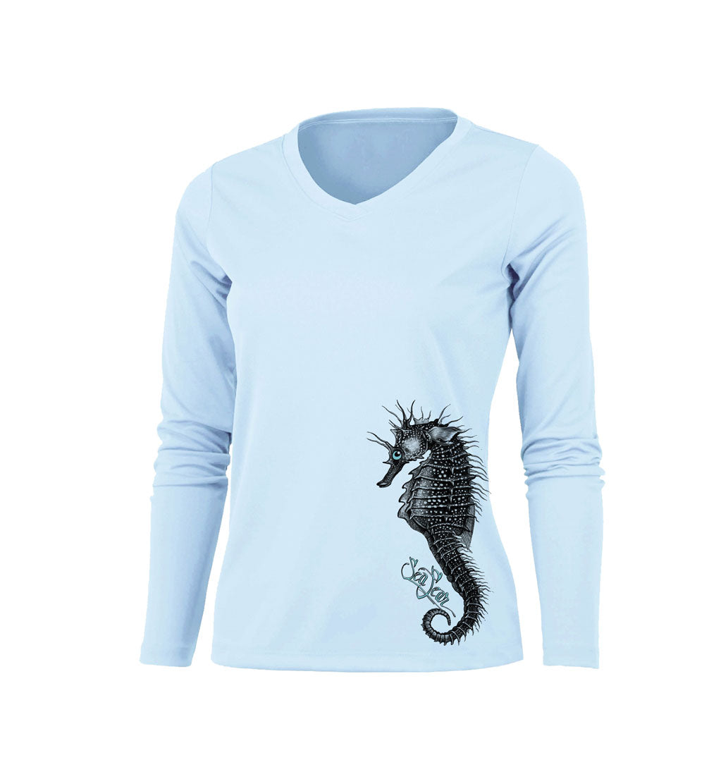 Seahorse V-Neck Performance Tee