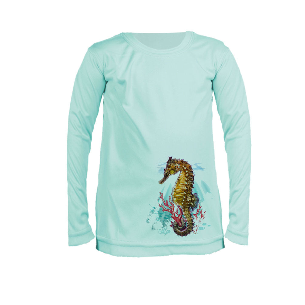 Seahorse Reef Long Sleeve Youth Performance Tee