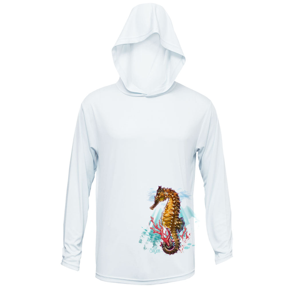 Seahorse (Reef)  Long Sleeve Performance Hoody